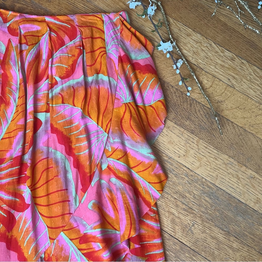 CYNTHIA ROWLEY High Low Ruffle Skirt - Picture 8 of 12